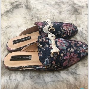 Steve Madden floral loafers